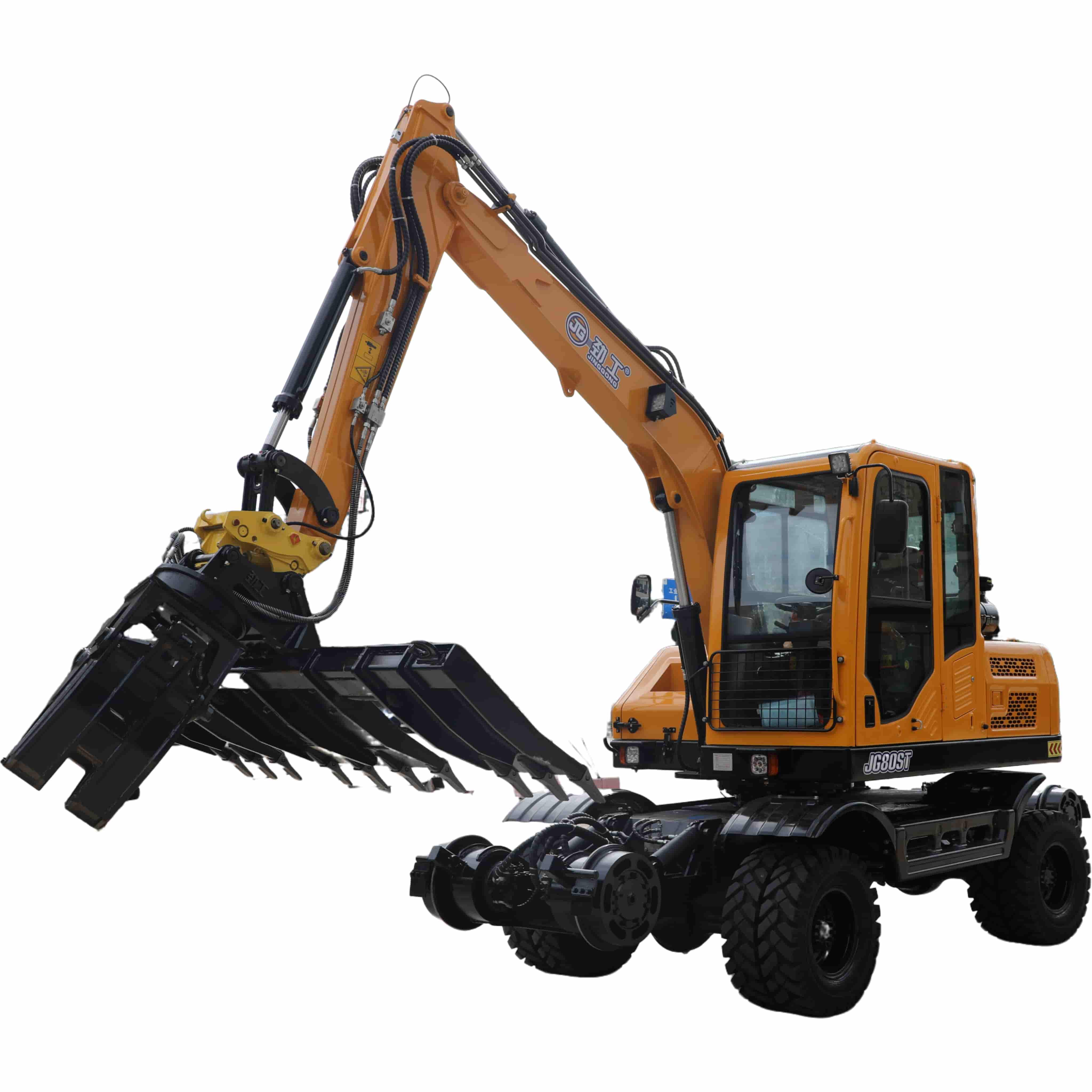 JG80ST Wheel-Type 8-ton Railway Sleeper Changing Machine